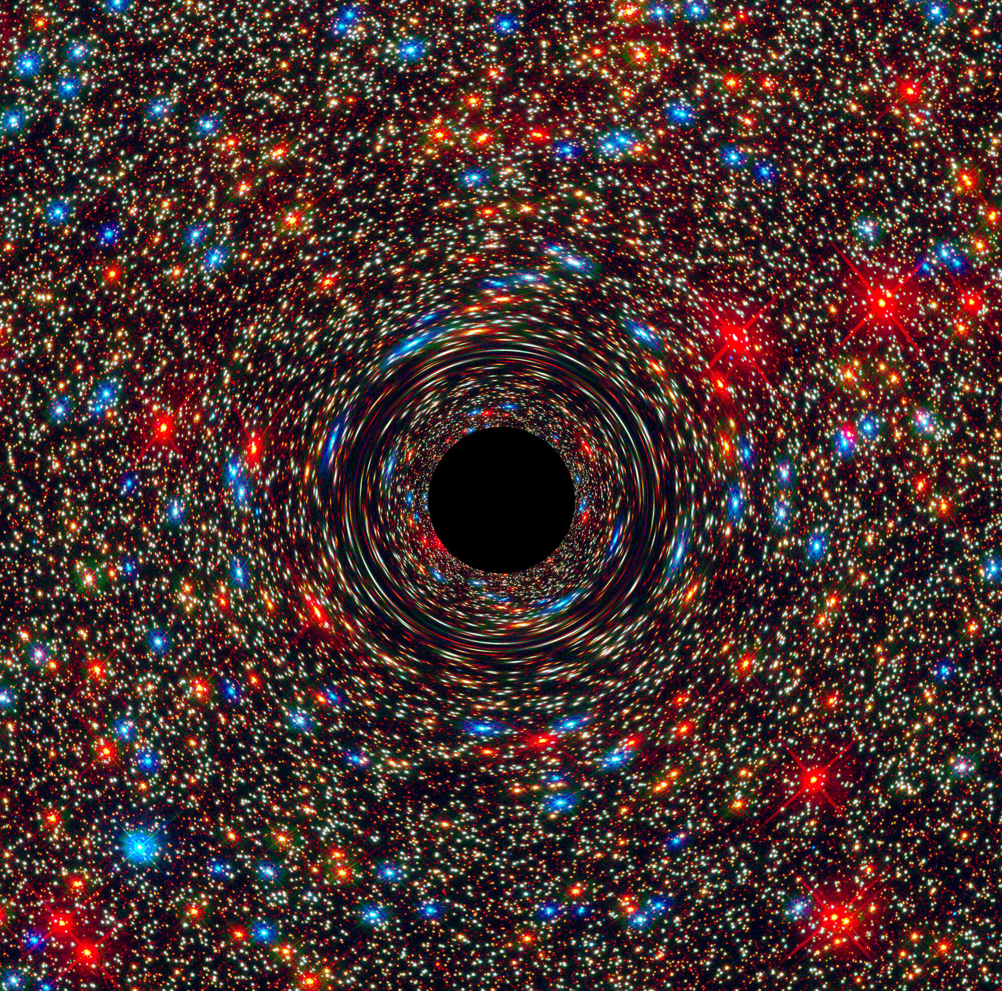 Black hole illustration